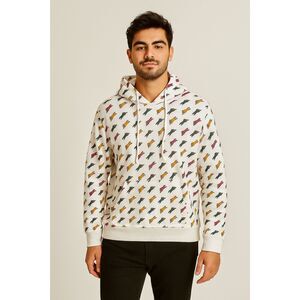 ICE CREAM Pharrell Williams Running Dog Monogram Hoodie Top  Mens Size Medium